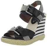 Gunmetal Womens Caty Wedge Sandal Sandal