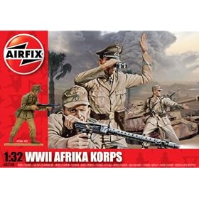 Airfix A02708 WWII Africa Korps 1:32 Scale Military Series 2 Figures