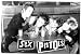 Vintage Sex Pistols Music Poster Sid Vicious Johnny Rotten Black and White Straws