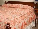 Lion Coverlet, Full/Queen Size