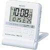 SEIKO CLOCK (セイコークロック) 目覚まし時計 トラベラ デジタル 電波時計 ツイン・パ SQ679W