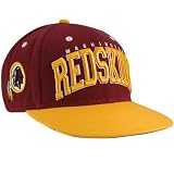 NFL Washington Redskins Burgundy-Gold Big Text Snapback Adjustable Hat