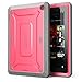 Fire HD 7 Case, Unicorn Beetle PRO Series Full-Body Rugged Hybrid Protective Case Cover with Built-in Screen Protector for Amazon Fire HD 7 (4th Generation), Pink/Gray