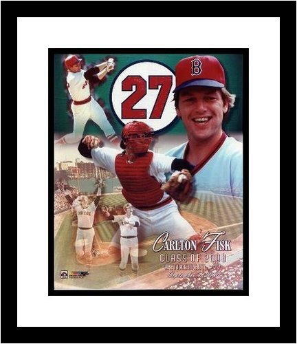 Carlton Fisk Boston Red Sox - Jersey Retirement Day - Framed 8x10 Photograph