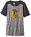 NHL Chicago Blackhawks Women's '47 Empire Tee, Vintage Grey, Medium