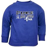 Duke Blue Devils Duke Blue Infant #1 Fan Long Sleeve T-shirt