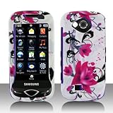 Premium - Samsung U820/Reality Red Flower on White Cover - Faceplate - Case ....