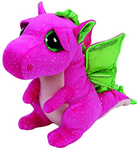 Ty Darla Dragon Plush, Pink, Regular