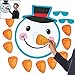 Paper Pin the Nose on the Snowman - Christmas Party Supplies