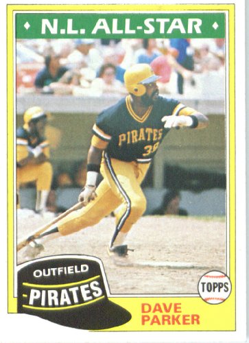 1981 Topps # 640 Dave Parker Pittsburgh Pirates Baseball Card