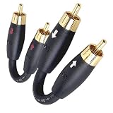 AudioQuest preamp jumper - RCA male to RCA male - set of 2