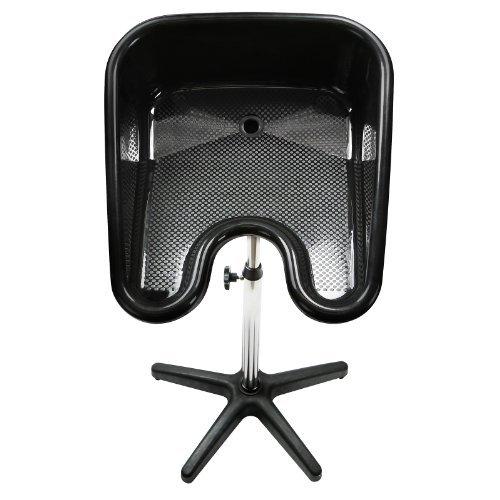 Saloniture Portable Salon Basin Shampoo Sink with Drain Black Adjustable Height Saloniture Portable Salon Basin Shampoo Sink with Drain Black Adjustable Height