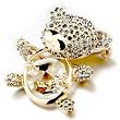 Cute Bear Brooches And Pins (swarovski Crystal)