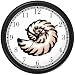 Nautilus Seashell or Sea Shell Animal Wall Clock by WatchBuddy Timepieces (Hunter Green Frame)