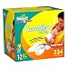 Pampers Swaddlers Diapers, Size 1-2 (up to 15 Lbs), Economy Plus Pack, 234 Swaddlers