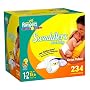 Pampers Swaddlers Diapers, Size 1-2 (up to 15 Lbs), Economy Plus Pack, 234 Swaddlers