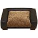 Furniture Quality Square Dog Bed Mocha/Black