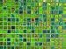 Wallmonkeys Peel and Stick Wall Decals - Green Tiles - 24"W x 18"H Removable Graphic