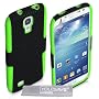 Samsung Galaxy S4 Tasche Gr�n Und Schwarz Silikon &hellip von Yousave Accessories�