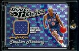 2004-05 Topps Drive, N' thrive Stephon Marbury Jersey New York Knicks Basketball Card - Mint Condition - Shipped In Protective Display Case!