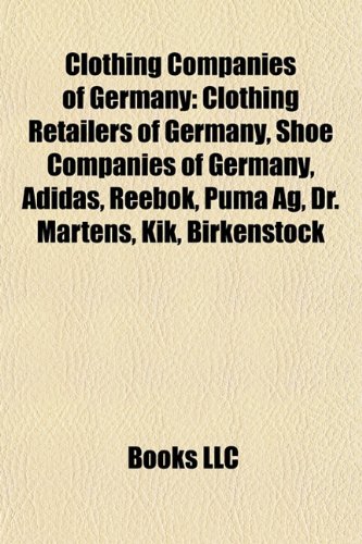 External hard drive:Clothing Companies of Germany: Clothing Retailers of Germany, Shoe Companies of Germany, Adidas, Reebok, Puma Ag, Dr. Martens, Kik, Birkenstock