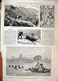 JAPANESE FERRY BOAT 1879 GARNET WOLSELEY MOUNTAIN MOOSE