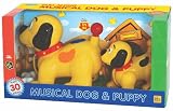 Megcos Pull-Along Musical Dog & Puppy -Affordable Gift for your Little One! Item #LMID-1184