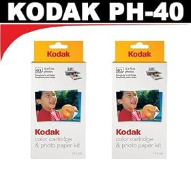 Click here to buy Kodak PH40 Color Cartridge & Photo Paper Kit for Kodak EasyShare Printer Docks (2... by Kodak.