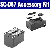 Samsung SC-D67 Camcorder Accessory Kit includes: SDSBL220 Battery, SDM-122 Charger