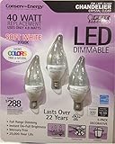Feit LED 4.9 Watt LED Candelabra Light Bulbs 3-Pack (911482)