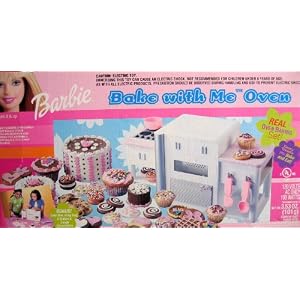 Barbie BAKE WITH ME OVEN - CHILD SIZE Oven Baking Set (2000 BI-LINGUAL Box) by 