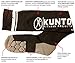 Kunto Fitness Graduated Compression Socks for Men and Women (Extra Large, Black)
