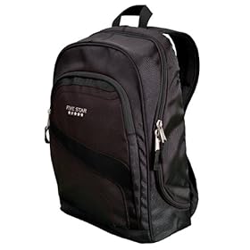  Five Star S-Curve Backpack, Black (50538)
