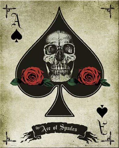 Empire 173454 Ace of Spades - Roses Mini Poster - 40 x 50 cm