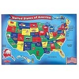 U.S.A. Map Floor Puzzle 440 (51 pc)