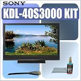 Sony Bravia KDL-40S3000 40 Inch 720P LCD HDTV Accessory Plus Outfit - Sony AKDL40S3000K1