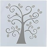 Folk Art 30610 Painting Stencil, Curly Tree