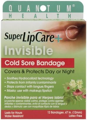 Quantum Research Lipcare Plus Invisible Cold Sore Bandage - 12 count
