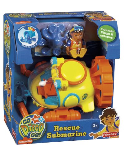 Childrens Toyshop  Toys : Fisher-Price Diego'S Rescue Submarine