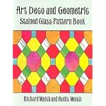 Art Deco and Geometric Stained Glass Pattern Book (Dover Pictorial Archive Series) book cover