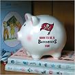 Tampa Bay Buccaneers Memory Company Born to Be Piggy Bank NFL Football Fan Shop Sports Team Merchandise