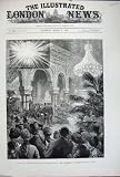 1882 Crystal Palace Chandelier Alhambra Court Electric