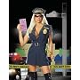 Cheap Sexy Fashion Female Police Adult Costume - SMALL