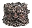 Small Greenman Votive Holder - Cold Cast Resin - 2.5" Height