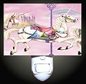 Princess Carousel Horses Decorative Night Light