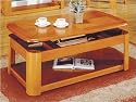 Primo Lift Top Cocktail Table With Casters