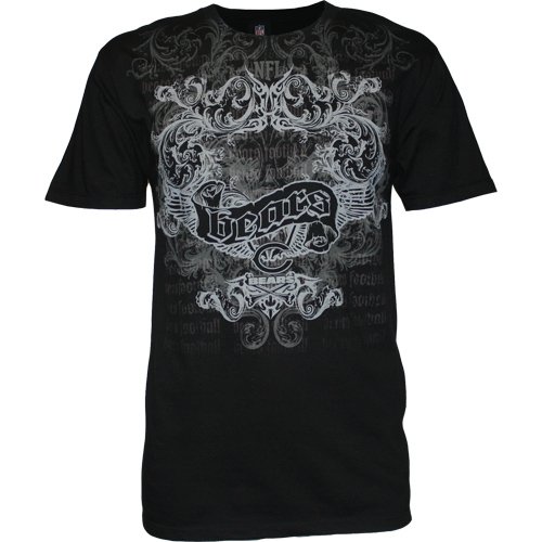 Chicago Bears Down and Out Men's Slim Fit T-Shirt, Large