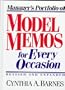 Manager's Portfolio of Model Memos for Every Occasion