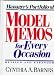 Check out Manager's Portfolio of Model Memos for Occasion