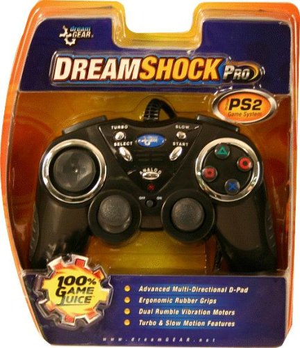 PlayStation 2 Dreamshock Pro Controller Black